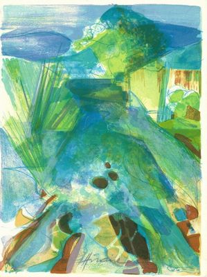 Camille HILAIRE (1916-2004) - La Doller, 1975, Lithographie …