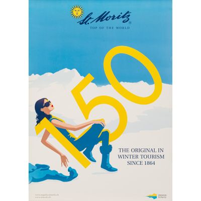 St. Moritz Poster Offset [Non Canvas]