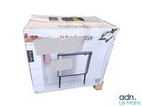 a box that has a chair inside of it