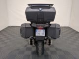 a motorcycle with a license plate on the back of it