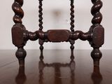 an image of a wooden chair on a wooden table