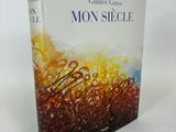 the front cover of a book with a painting of a field of grass