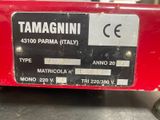 a close up of a sign on the back of a red truck