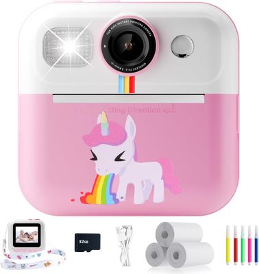 EL142 ETPARK Appareil photo instantané pour enfant motif lic…