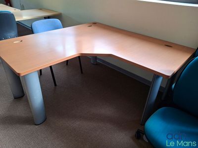 an image of a corner desk in an office