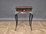 an image of a small table with a drawer on top of it