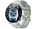 a smart watch with a blue lion on the screen