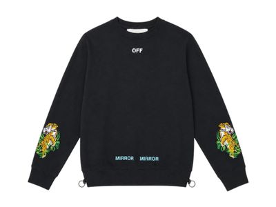 off - white black tiger sweatshirt