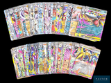 de nombreuses cartes Pokémon différentes sur fond noir