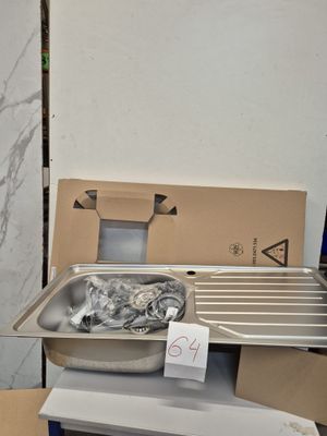 Evier de cuisine Reno , en inox antirayures de 50cm x 100cm,…