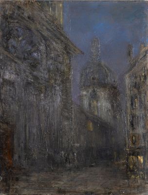 Hervé THIBAULT (né en 1944) Lyon, la chapelle de l'Hôtel-Die… - Photo 1