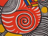 an image of a picture of a painting with circles and circles on it