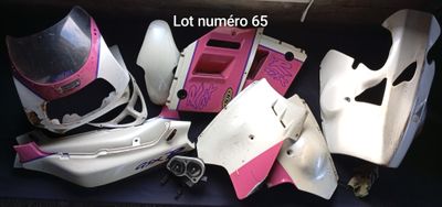 Carenage complet GSXR750 + compteur,état d'usage