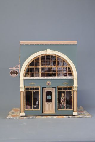 Diorama - « Home Sweet Home », scène d’intérieur, personnage en c...