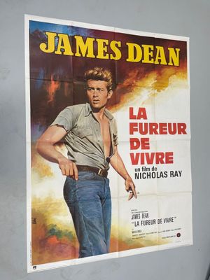 poster of james dean in a scene from the film ' la fureur de vivre '