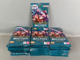 a pile of one piece cards sitting on top of each other