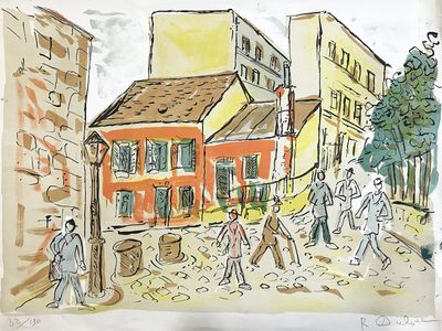 Roland DUBUC (1924-1998), "Au Lapin Agile à Montmartre, Pari…