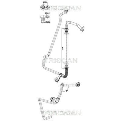PSA - Power steering hose assembly - Conduite hydraulique ha…
