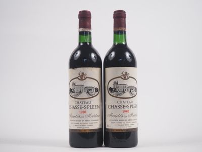 deux bouteilles de vin rouge posées l'une à côté de l'autre sur une surface blanche