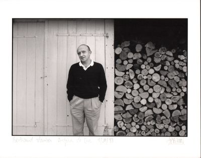 Jean-Paul Brun. Bertrand Lavier à Aignay-le-Duc en 1988.