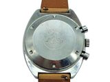 a close up of a watch on a white background