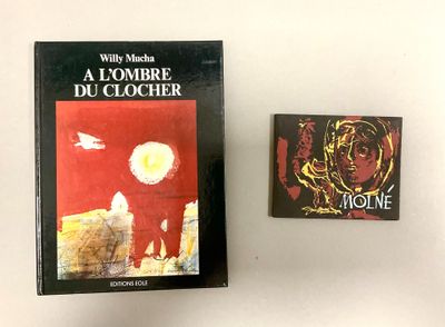 two books that are sitting next to each other on a table