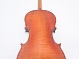 an old violin on a white background with a white background
