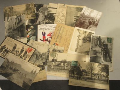 Lot DE Cartes Postales / Photos Thematique Militaire E…