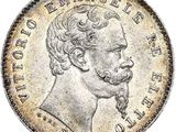 une pièce d'argent avec un visage d'homme dessus