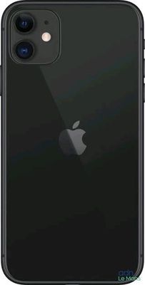 l'arrière d'un iPhone 11, avec l'appareil photo tourné vers l'objectif