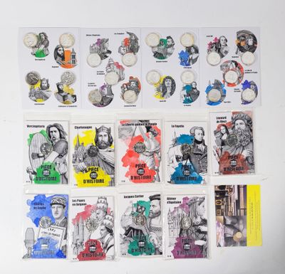 MONNAIE DE PARIS Livret de 18 pièces de 10 euros en argent 3…