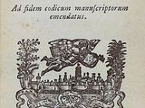 an old book with a picture of a man riding a horse
