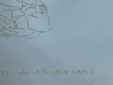 a drawing of a woman holding a baby in her arms