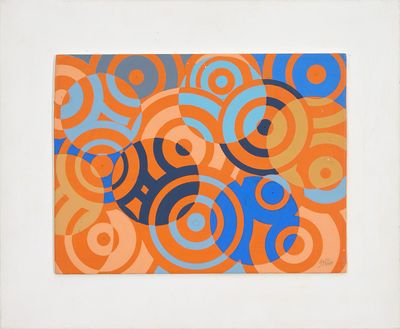 Antonio Asis (1932-2019) Interférence cercles polychromes Ac…