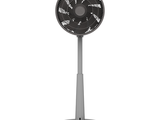 a fan that is sitting on top of a stand