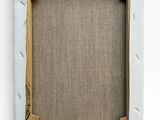 an image of a picture frame on a white wall with a brown background