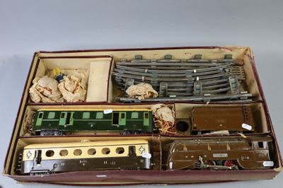 JEP « O » : Rame électrique avec locomotive 222 SNCF marron …