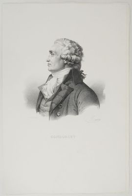 un dessin en noir et blanc représentant un homme en costume