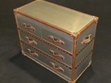 an image of a chest of drawers on a black background