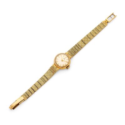 rolex a lady ' s 18ct gold bracelet watch