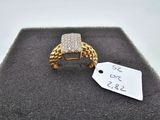 a close up of a ring with a price tag on it