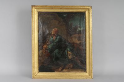 Ecole française du début du XVIIIème s. : le reniement de Sa… - Photo 1