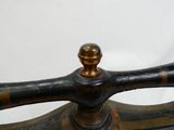 a close up of a sewing machine on a table