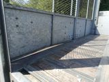 a skateboard that is sitting on a wooden platform