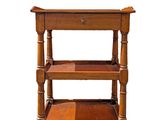 an image of a wooden table with a drawer on top of it