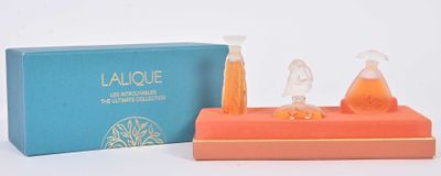 une petite boîte contenant quelques parfums