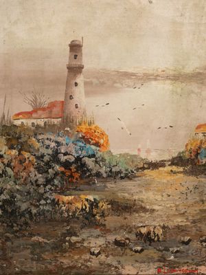 Ecole du XXe siècle. Le phare