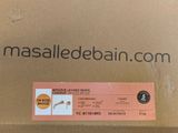 a cardboard box with a label on it that says masallebrain com