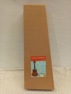 une image représentant une boîte en carton contenant une guitare