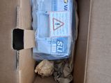 a cardboard box with some items inside of it